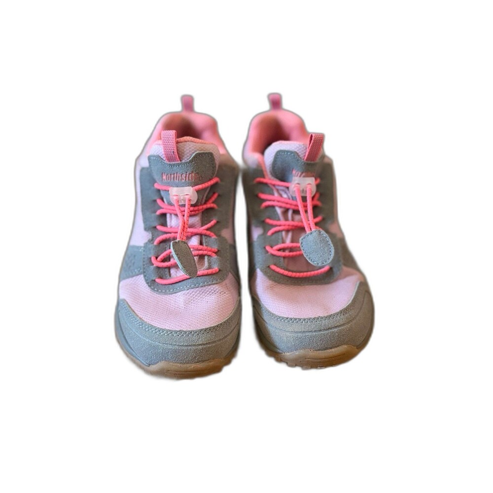 Northside Girl's/Women's Waterproof Outdoor Minimalist Hiking Shoes Pink Grey